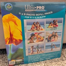 Ultra PRO 10Ct 4x6 Photo Pages High Seal Archival Safe 12x12 Sleeves Fits Album