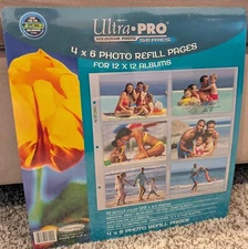 Ultra PRO 10Ct 4x6 Photo Pages High Seal Archival Safe 12x12 Sleeves Fits Album