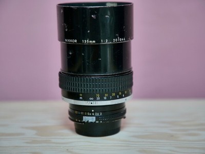 Nikon 135mm f2.0 ais Objektiv