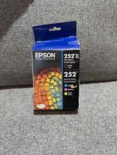 Epson 252 252XL Ink Cartridge 4-Pack C13T253920 Black Cyan Magenta Yellow 2026