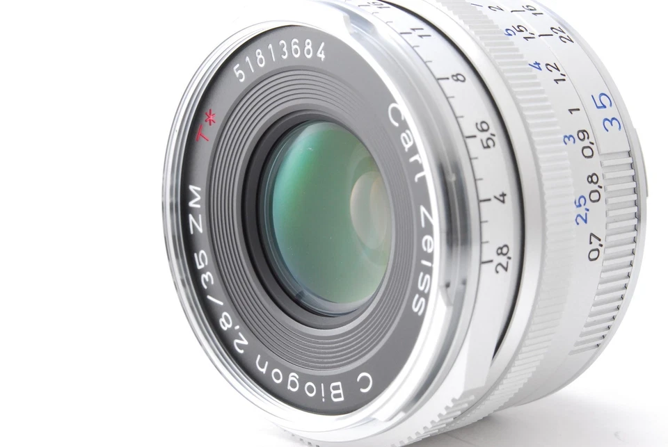 [Mint] Carl Zeiss C Biogon T* 35mm f2.8 ZM for Leica M Silver Lens #1831 - Image 3 of 4