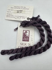 Thread gatherer Hand Dyed silk 'n Colors SNC 194 Aged Plum-2 Skeins Of Floss