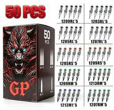 50pcs/box, Tattoo Ink Cartridge Needles, All-in-one Tattoo Needles