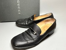 Gucci Bit Loafer Pumps Leather Black Size 22cm With Box