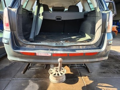 Opel Astra H Caravan original Stoßstange Fänger hinten Heck Z168 Metroblau Bj 06