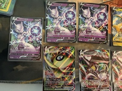 Pokemon TCG 7 Card Ultra Rare V to  VMAX Holo ENG Lot