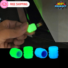 4pcs Car Tire Caps Glow In The Dark Tire Valve Caps Glowing Tire Valve Stem Caps 4pcs Car Tire Caps Glow In The Dark Tire Valve Caps Glowing Tire Valve Stem Caps