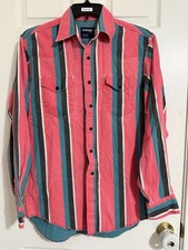Wrangler Brushpopper Western Vintage Shirt 16-35 M