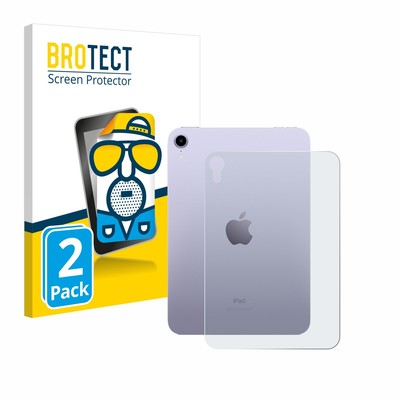 2x Schutzfolie Entspiegelt für Apple iPad Mini 7 WiFi 2024 (Rückseite) Matt A