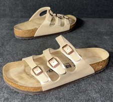 BIRKENSTOCK FLORIDA GRACEFUL PEARL WHITE BIRKO-FLOR SIZE 40