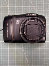 Canon Powershot SX110 IS 9MP Digital Camera Black 10x Optical Zoom