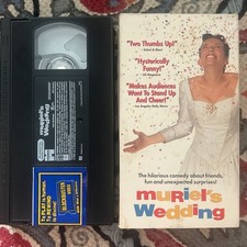 Muriel’s Wedding 2000 VHS Ex Rental Blockbuster