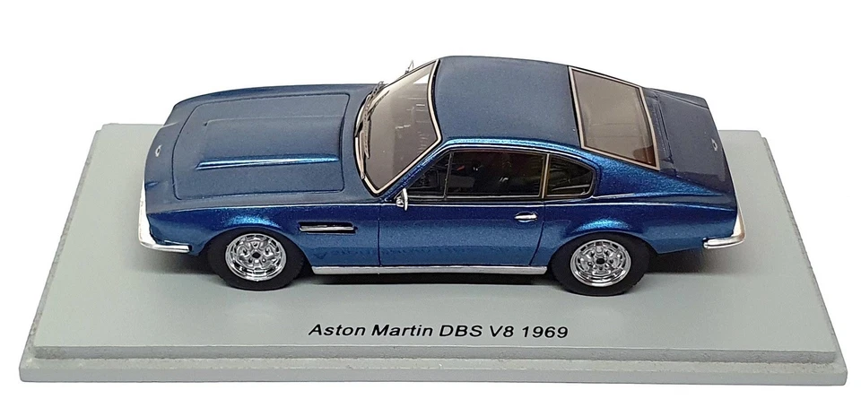 Modelo Spark escala 1/43 S0574 - 1969 Aston Martin DBS V8 - azul Salisbury Foto 4 de 4