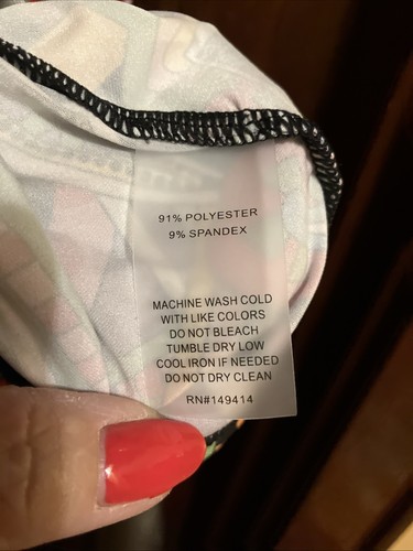 Johnny Was Bee Active Sleeveless Crossover Tank Colorful Print Women's XXL NWT - Picture 11 of 11