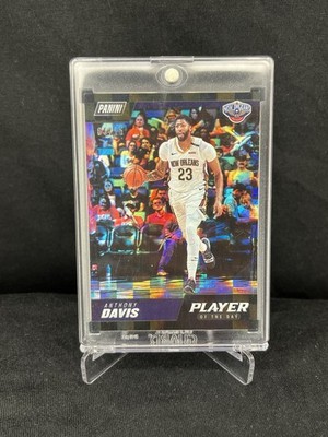 2018-19 Panini Basketball Player of The Day Anthony Davis #3 /15 Black Gold