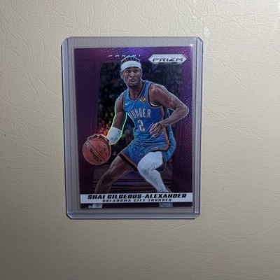 Panini 2024-25 Prizm Deca Shai Gilgeous-Alexander Purple Prizm #13 /99 OKC