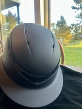 charles owen Luna 56cm helmet made in Britain 