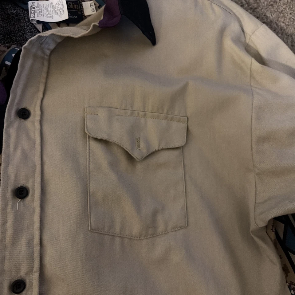 De colección Panhandle Azteca Envolvente Pera A Presión Botón Occidental Para Hombre M Western Foto 3 de 4