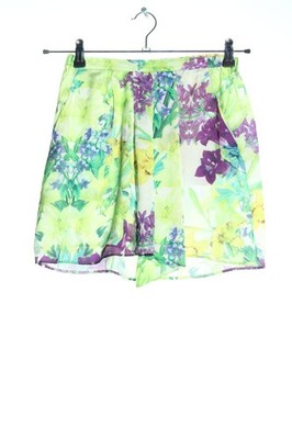 MNG COLLECTION Crashrock Damen Rock Gr. DE 38 grün-lila Casual-Look