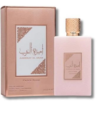 Asdaaf Ameerat Al Arab Prive Rose EDP Spray 3.4 oz and 200ml body spray