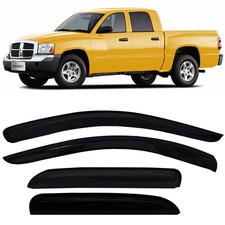 Side Window Visors rain Guards Vent Deflectors for 02-08 Dodge Ram 1500, 2003...