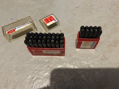 UNIC MARQUE Jeu A Frapper Set Buchstaben- und Zahlenlocher, Metallbearbeitungswerkzeuge.