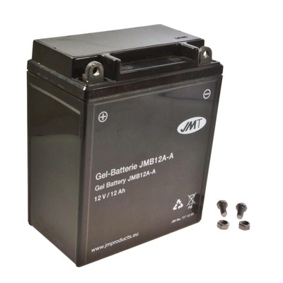 JMT Gel Batterie YB12A-A 12 V 12 Ah 165 A 134 x 80 x 161 mm