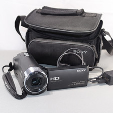 Sony Handycam HDR-CX440 8 GB Camcorder - Black GOOD/TESTED W 16gb SD  Case