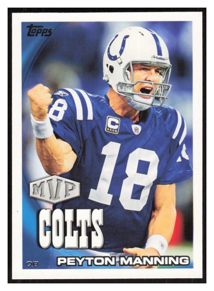 2010 Topps #144 Peyton Manning - Indianapolis Colts