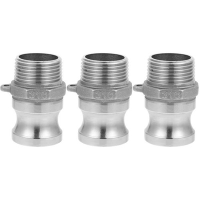 3 Pack Camlock -Schlaucharmaturen Schnellverkaufsschlauchanschluss