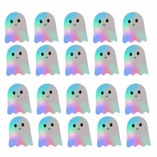 Halloween Stickers Ghost Trick or Treat Party Bag Crafts Kids easy stick Label