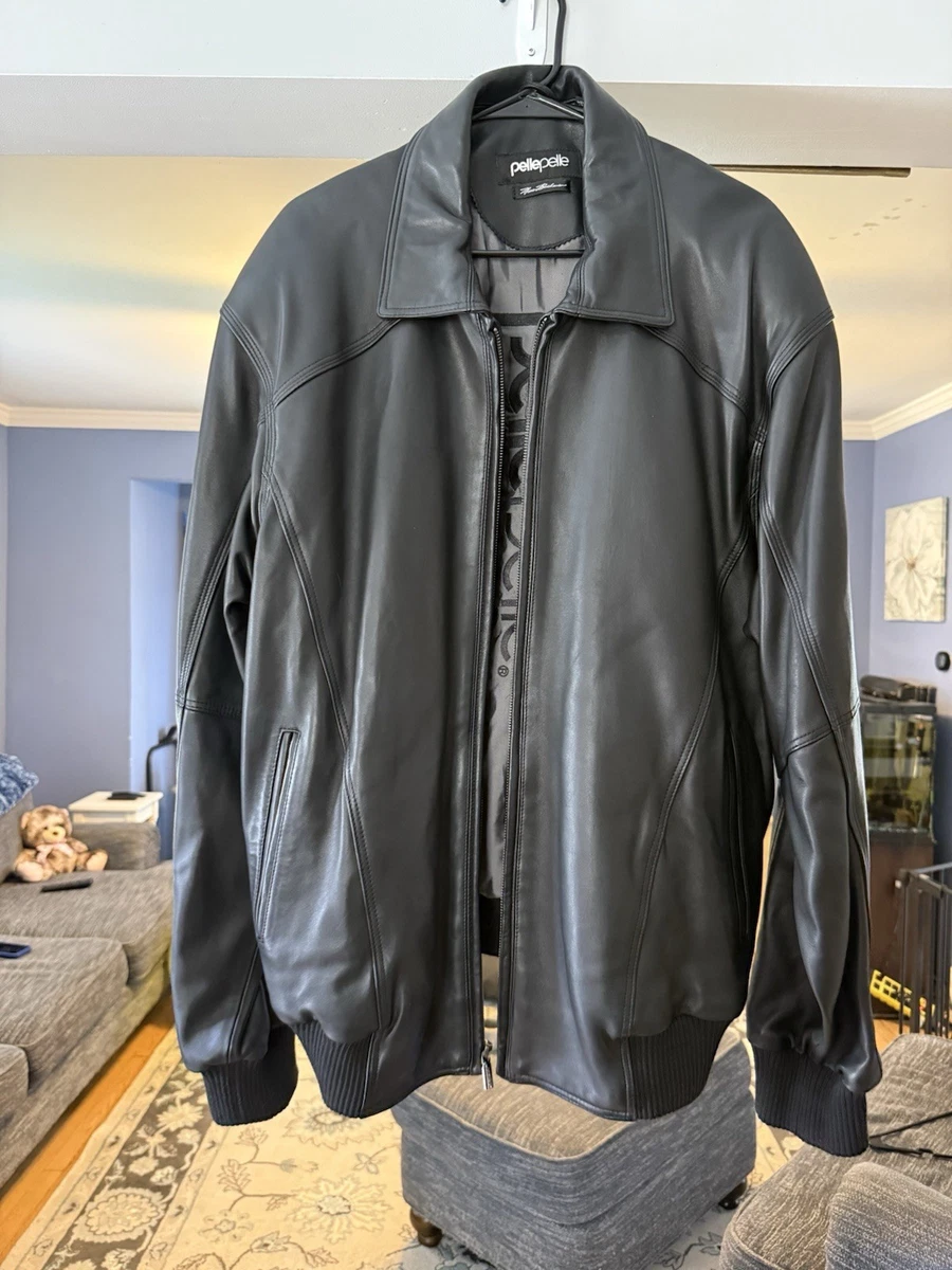 Pelle Pelle Solid Leather Outer Shell Coats, Jackets & Vests for