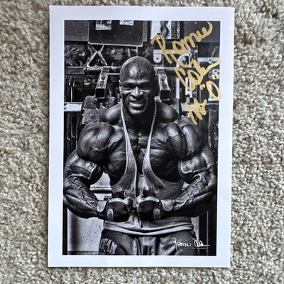 Ronnie Coleman Original Signed Photo Autographed Bodybuilder Photograph