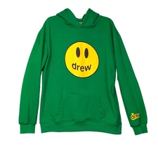 Drew House Mascot Hoodie Mens XL Kelly Green Justin Bieber