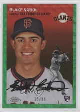 2023 Chrome Platinum Anniversary Green Wave Refractor 25/99 Blake Sabol 14dq