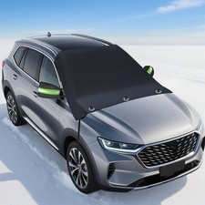 Windshield Cover for Ice and Snow - 600D Oxford Fabric Car Windshield Snow Cover