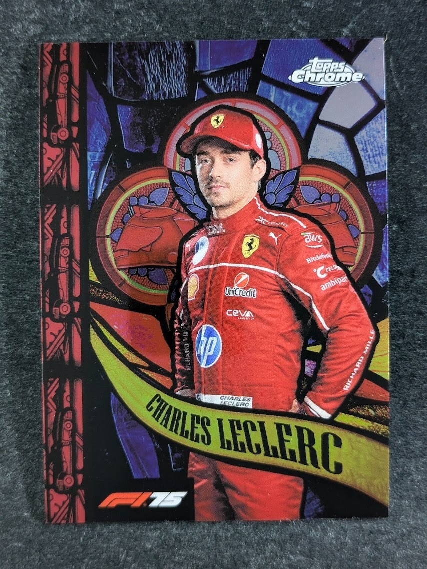 2025 Topps Chrome F1 CHARLES LECLERC The Grail SSP Case Hit W/ Redemption #7