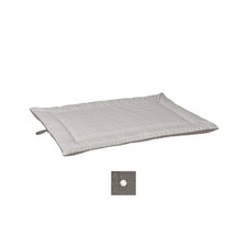 Cosmopolitan Mat For Dogs in Taupe Herringbone Fabric Finish Size - XS