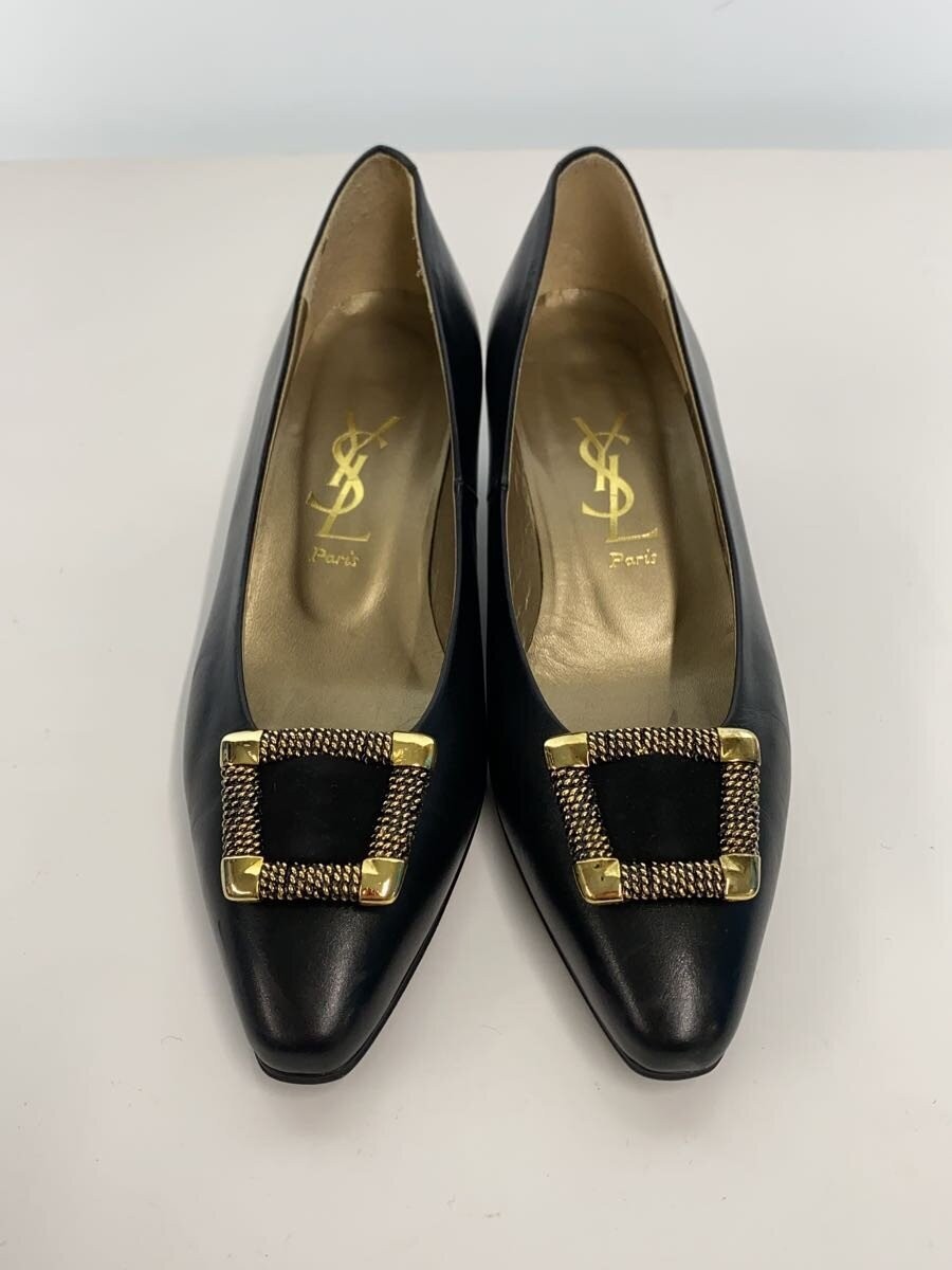 Yves Saint Laurent Pumps Blk Leather Jlz82 thumbnail 7