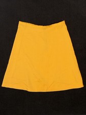 Vintage Antique Women  s Skirt Handmade USA 1950s 1960s 1970s Rare Mustard Yellow