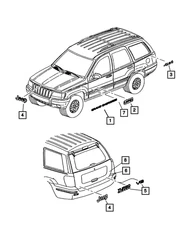 Genuine Mopar Dimensional Graphic 55156043AA