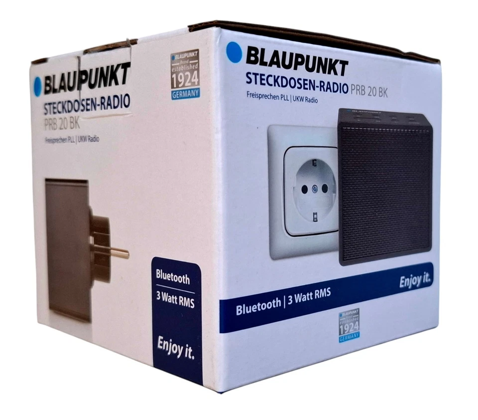 Blaupunkt PRB 20 BK Steckdosenradio Freisprecheinrichtung Bluetooth Schwarz