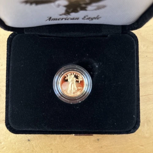 2024  American Eagle 1/10th ounce Gold Proof Coin with box and cert !
