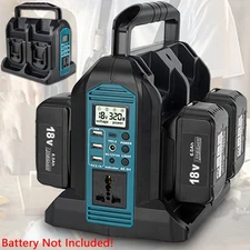 4-Port 350W Power Inverter for Makita 18V Li-ion Battery Outdoor Power Station