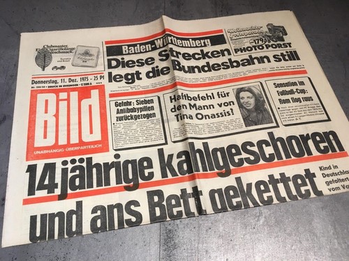 BILDZEITUNG 14.11.2011 NOVEMBRE 14.11.2011 Cadeau Pour Occasions Spéciales 174273274054