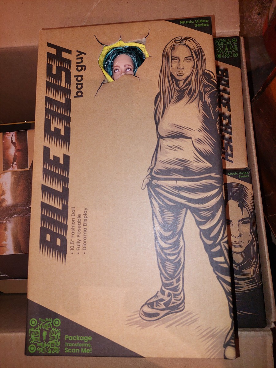 Billie Eilish 10.5 Bad Guy Action Figure / Doll with display stand