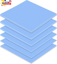 6 Pcs Thermal Pad 100 X 100 Mm 0.5 Mm 1 Mm 1.5 Mm 2 Mm 2.5 Mm 3 Mm Heat Resistan