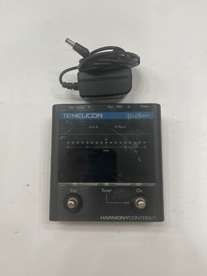 TC Helicon Harmony Control Guitar Controller Vocal Effect Pedal + Power Supply