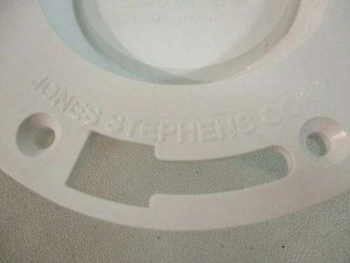 Jones Stephens C50- 340 3" x 4" PVC Closet Flange with Knockout = - Picture 5 of 7