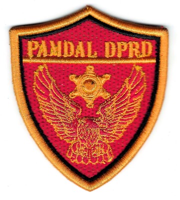 Indonesia PAMDAL DPRD Regional Representative Council Security Logo Sleeve Patch
